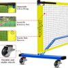 Pickleball Net for Driveway - Portable Pickleball Set with Net and Paddles Set of 4, Court Marking Kit, Outdoor Pickleballs, Carry Bag, Steady Metal Frame Easy Setup