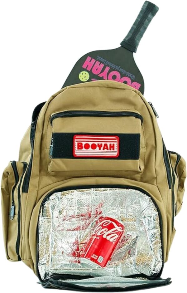 Booyah Pickleball Backpack Bag: Insulated & Shoe Pockets, 3+ Paddle Capacity, Durable Fence Hook, Comfortable Straps - Ideal for Professional Players