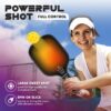 USAPA Approved Pickleball Paddle Set | Fiberglass Surface, with Balls, Grip Tapes & Carry Bag | Quiet, Lightweight Rackets for Men, Women & Beginners