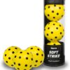 Soft Strike Silent Pickleballs – The Ultimate Quiet Foam Set for Indoor/Outdoor Pickleball Practice. Soft Pickleballs That Mimic The Exact Bounce of Real Balls