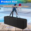 Pickleball Net Set Carry Bag Portable Pickle Ball Equipment Storage Bag Foldable Badminton Net System Replacement Bag Heavy Duty Zipper Duffle Bag for Indoor Outdoor Driveway Backyard, NO Mesh