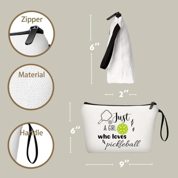 Pickleball Gifts,PickleBall Makeup Bag,Birthday Gifts for Friendship,Womens Birthday Gifts,Gifts for Pickleball Lovers,Sister,Friends