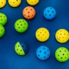 PCKL Optic Speed Pickleball Balls | Choose Indoor or Outdoor Pickleballs | USAPA Tournament Aproved | 4 Pack Crack-Resistant