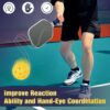 Pickleball Trainer - Continuous Rebound Ultimate Pickleball Drills Enhance Reaction Time & Hand-Eye Coordination - Ideal Gift for All Skill Levels (Paddle Not Included)