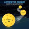 Outdoor Pickleball Balls |Meet USAPA Official Requirement | Perfectly Balanced,Durable