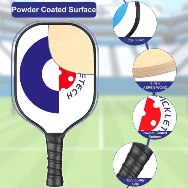 Portable Pickleball Net - 22 FT USAPA Regulation Size, Applies to Indoor & Outdoor & Driveway, Pickle Ball Net System with Carrying Bag