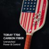 Pro Pickleball-Paddle 16mm, T700 Carbon Fiber Textured Surface (CFS), USAPA Approved Hybrid Control Paddle with Cover, 2025 High Grit & Spin Racket, Intermediate, Advanced