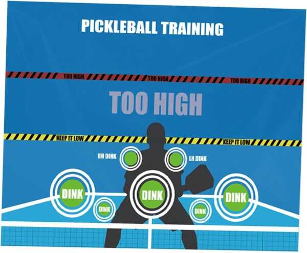 Pickleball Dink Pad, Dink Master Exercise, Rebounder Aids Pad, Pickleball Training Poster Mat, for Pickleball, Dink, Training