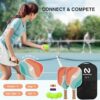 niupipo Pickleball Paddles Set of 2/4/1, USAPA Approved Graphite Carbon Fiber Pickleball Rackets, Polypropylene Honeycomb Core, Cushion 4.72In Grip, Bag/Cover, Pickle Ball Paddle Set for Men Women