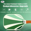 Pickleball Paddles Set of 2 | Pickleball Set of 4 Pickleball Rackets | Graphite & Fiberglass Pickleball Paddles | USAPA Approved | Great Paddle for Beginners and Pros |