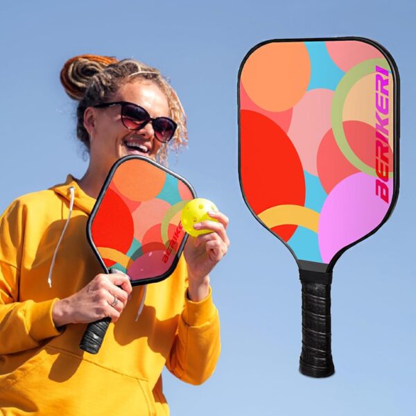 Pickleball Paddles Set of 2 - USAPA Pro Pickle Ball Rackets Set with Balls & Bag