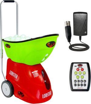 Pickleball Machine – Full-Featured – Adjustable Topspin, Backspin, & Lobs, Random Oscillation, Ball Speed (20-60MPH), Lightweight & Portable, Holds 125 Balls, with Multi-Function Remote