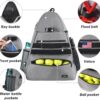 MATEIN Tennis Bag, Large Tennis Backpack for Men & Women with Shoe Compartment Hold 2 Rackets, Pickleball Paddles, Badminton Racquet, Ball Accessories