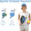 Pickleball Charm, Women Pickleball Keychain Accessories for Bag, Keys, Handbags