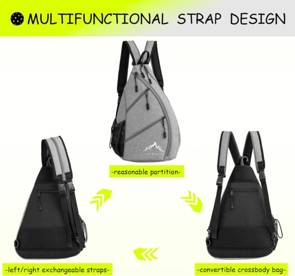 Himal Pickleball Bag Adjustable, Pickleball Backpack with Water Bottle Holder for Men and Women
