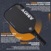 Aihoye PRO Pickleball Paddles- Raw T700 Carbon Fiber Textured Surface (CFS) with High Grit & Spin, Pickleball Paddles with 16MM Polypropylene Honeycomb Core, USAPA Approved