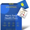 Men's Total Health Daily Vitamin Packs - 22 Essential Minerals & Vitamins for Men, All-in-One Multivitamin Supplement for Energy, Stress Support, Heart, Gut Health with Krill Oil, Adaptogens - 30 Pack