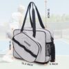 Lovvento Pickleball Bag Sling Tote Hanbag: Pickleball Crossbody Bags Fits 2 Paddles with Shoe Compartment and Adjustable Shoulder Strap
