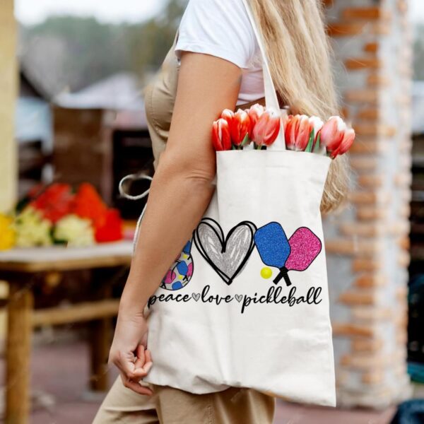 Tote Bag for pickleball Sport Lovers, Gifts Tote Bag for pickleball Fans Shopping Grocery Book Bag, Small Practical Gifts for pickleball Club Members Friends Partener Trainer Besties Coach