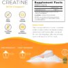 One Sol Creatine for Women Booty Gain, All Natural Women's Creatine Powder with Creapure, Increase Lean Muscle Mass, Reduce Recovery Time, Promotes Brain & Bone Health (Unflavored, 100 Servings)