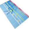Luqeeg Pickleball Training Pad, Wall Mounted Pickleball Trainer, Portable Pickleball Practice Rebounder Training Aid, with Multiple Target Zones for Indoor and Outdoor Training Court