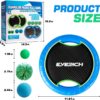 EVERICH TOY Trampoline Paddle Ball Set with 4 Bouncy Paddles & 8 Balls - Soft Foam Design for Kids Play Indoor Outdoor Beach Backyard Lawn - Great Gift Idea for Boys & Girls