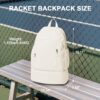Pickleball Backpack for Women Men, Gym Back Pack with Shoe Compartment Pickleball Bag Fits 2 Pickle Ball Paddles