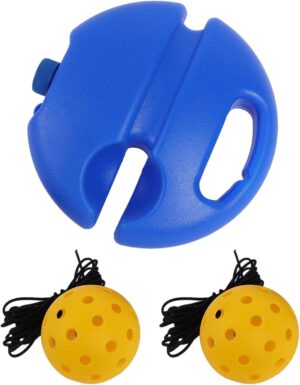 Pickleball Trainer 40 Holes Pickleball Ball Self Study Portable Exerciser Baseboard Accessories Pickleball Training Aid for Sport Beginner