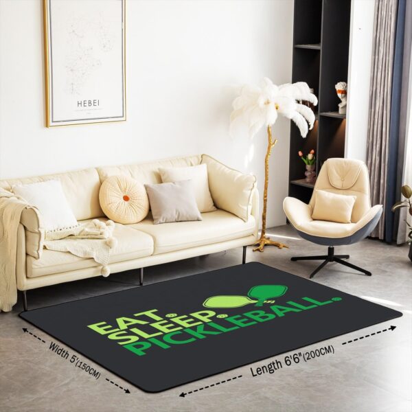 Pickleball Area Rug 3x5 Kids Pickleball Gifts Living Room Rugs for Bedroom Gifts for Pickleball Lovers Boys Girls Decorative Carpet Rug Pickleball Accessories Indoor Floor Mat Room Decor Accent Rug