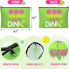 Paterr 12 Pieces Dink Ball Makeup Bags Sports Cosmetic Bag Funny Travel Organizer Zipper Pouch Dink Ball Lovers Gifts Christmas Gifts for Women Girls(Fashion Style)