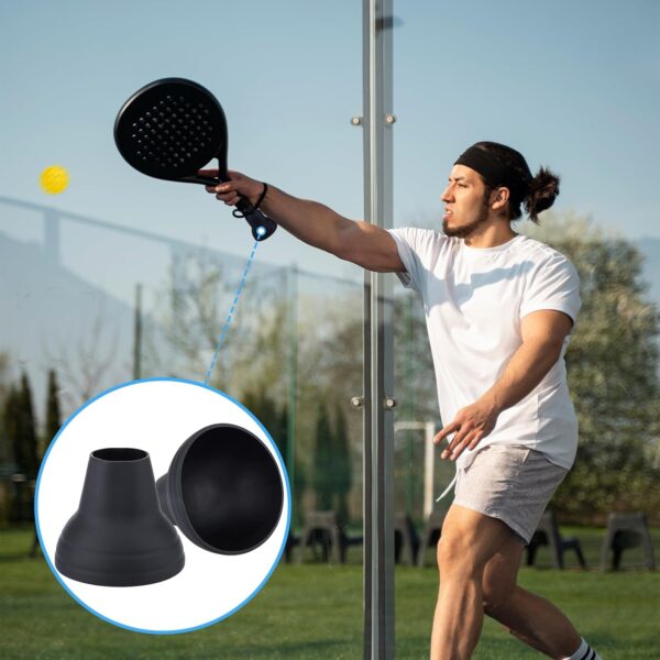 Pickleball Suction Cup Ball Retriever for Paddle - Easy Ball Pickup - Silicone Picker Upper Grabber - Essential Accessories for Pickleball Players