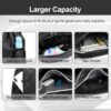 Hoedia Sports Drawstring Backpack - String Swim Gym Bag with Shoes Compartment and Wet Proof Pocket for Women&Men