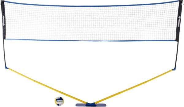 Triumph Sports Multi-Sport Versatile Combo Outdoor Game Net Set Includes Volleyball, Badminton, and Pickleball, Blue (35-7510-2)