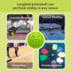 P40 Outdoor Pickleballs Non-Friable & Non-Deformable 2024 USAPA Durability Indoor Pickleballs, Leisure Sports Beginners Club Neon Green 3/12/36 Pack