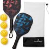 GRAND SLAM Pickleball Starter Set for Indoor and Outdoor Play, Black, One Size