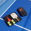 Pickleball Paddles Set of 2 T700 Carbon Fiber USAPA Approved Rackets 4 Outdoor Balls 1 Fashion EVA Carry Bag Hard Case, Core 16MM High Performance Long Grip Starter Kit for Partners Couples Beginners