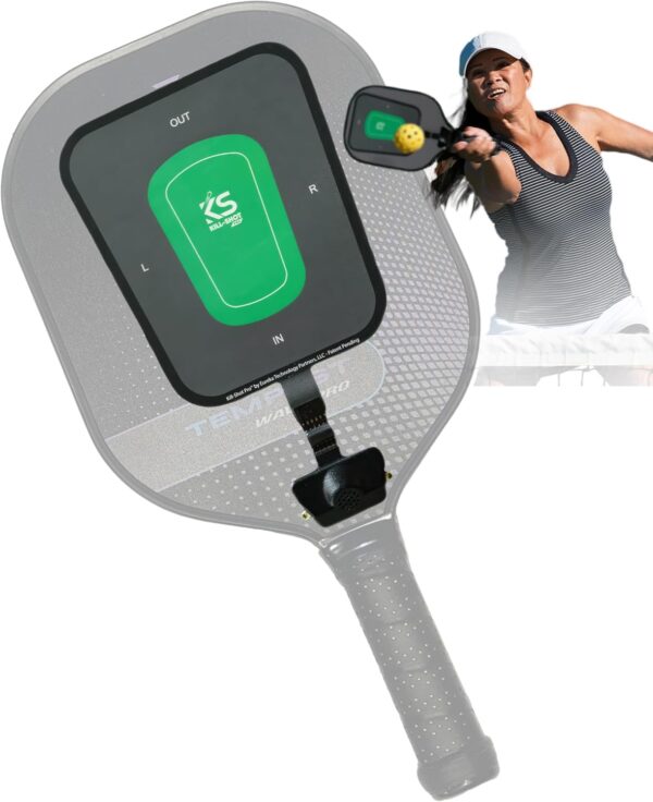 Custom Kit | Mounts to The Pickleball Paddle of Your Choice | Custom Kit | Training Aid with Real-Time Visual and Audible Feedback | Records Performance Statistics |