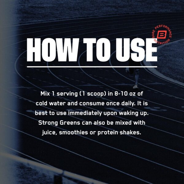 BARE PERFORMANCE NUTRITION, BPN Strong Greens Superfood Powder, Improved Digestion, Increased Energy, Immune System Support, Pineapple Coconut