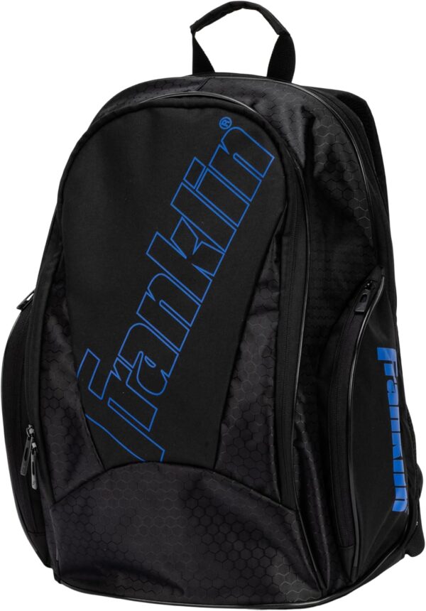 Franklin Sports Junior Pickleball Backpack - Deluxe Competition Pro Pickleball Paddle Bag for Gear + Equipment - Compact Men's + Women's Backpack for Paddles, Balls + Accessories