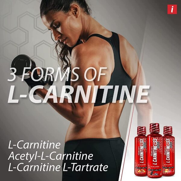iSatori L-Carnitine LS3 1500, Triple-Blend Liquid L Carnitine Supplement, with Acetyl & Tartrate, Stimulant Free Energy, No Calories, Sugar or Gluten, Keto-Friendly, Malibu Beach Flavor (32 Servings)