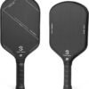 Pickleball Paddles T700 Raw Carbon Fiber Set of 2 High Grade Professional Pickleball Paddles 16mm Honeycomb USAPA Approved