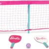 Barbie Kids Pickleball Set – Includes 2 Paddles, 1 Ball & Net – Portable Outdoor/Indoor Pickleball Game for Girls – Backyard, Driveway, Beach, Park, or Home Play