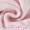 Embroidered Pickleball Towel, Funny Gift for Women, 16"x 24" Microfiber Towel, Pink, Initial D