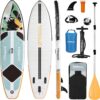 Paddle Board, Inflatable Stand Up SUP Paddle Boards for Adults & Youths of All Skill Levels, Wide & Non-Slip Deck Design Blow Up Paddleboards with Premium Accessories & Storage Bag