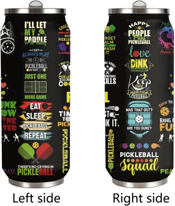 Pickleball Tumbler Cup Travel Mug With Lid,Pickleball Lover Birthday Gifts Stainless Steel Vacuum Coffee Mug Cup Pickleball Gifts For Women Men 17 Oz