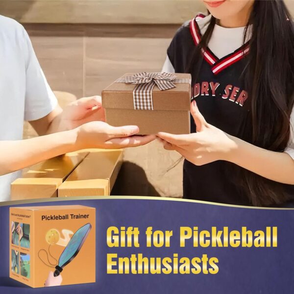 Pickleball Trainer - Continuous Rebound Ultimate Pickleball Drills Enhance Reaction Time & Hand-Eye Coordination - Ideal Gift for All Skill Levels (Paddle Not Included)