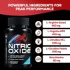 Extra Strength Nitric Oxide Supplement 3X Strength L Arginine, Citrulline Malate, AAKG, Beta Alanine - Premium Muscle Supporting Nitric Booster - Natural Energy & Heart Health Support - 180 Capsules