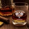 Designated Dinker - Funny Pickleball Birthday Present Idea for Women Men - Hilarious Gifts for Sports Dink Player Dad Mom Uncle Aunt Boyfriend Girlfriend Coach - 11oz Bourbon Scotch Whiskey Glass