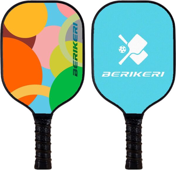 Pickleball Paddles Set of 2 - USAPA Pro Pickle Ball Rackets Set with Balls & Bag