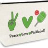 Pickleball Lover Gifts for Women Makeup Bag Pickleball Gift for Pickleball Player Cosmetic Bag Pickleball Girl Gifts Pickleball Friends Gifts Christmas Birthday Gift for Pickleball Lover Player